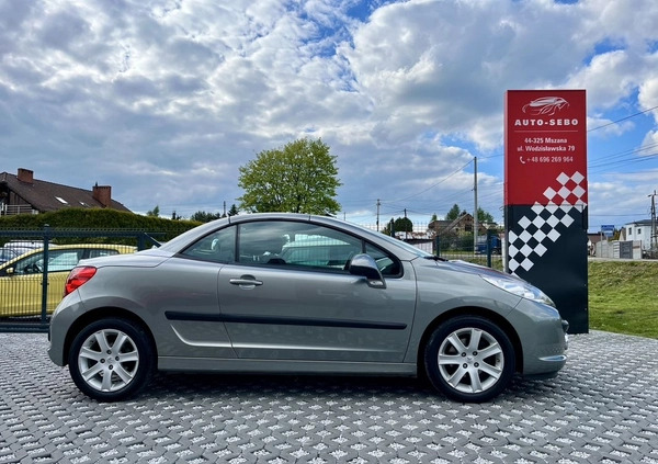 Peugeot 207 CC cena 13500 przebieg: 161587, rok produkcji 2007 z Ślesin małe 781